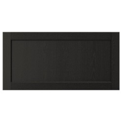 LERHYTTAN çekmece ön paneli, siyah boyalı