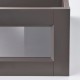 KOMPLEMENT çerçeveli cam panelli çekmece, koyu gri
